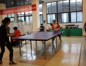 2019年11月13日，精医中心分工会组织职工参加院工会举办的乒乓球比赛。
